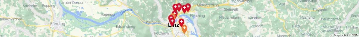 Kartenansicht für Apotheken-Notdienste in der Nähe von Sankt Magdalena (Linz  (Stadt), Oberösterreich)